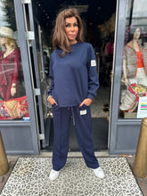 Life isn't perfect set lange mouw "Navy"
